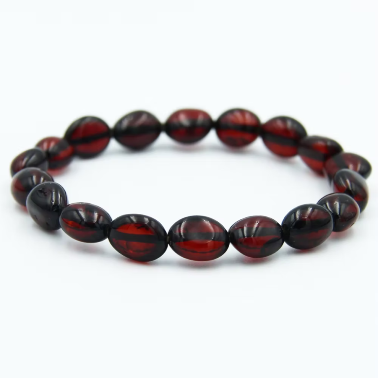 Kehribar Bileklik |  Bella Model - Konyak